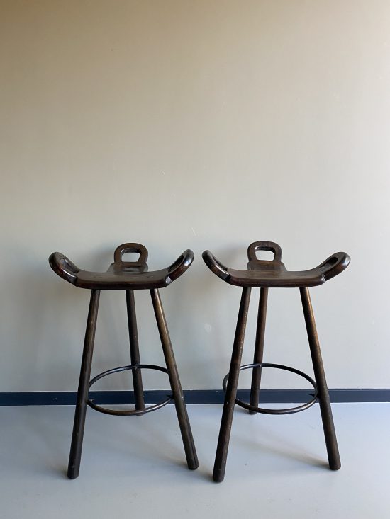 Marbella bar stools Confonorm two pieces